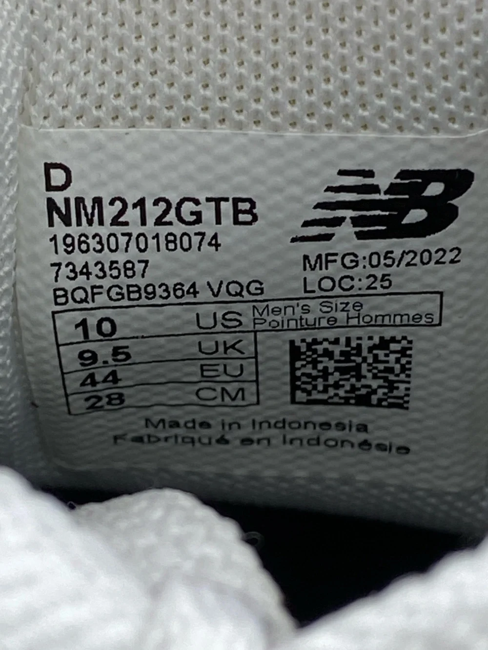 New Balance Numeric 212 Pro Court Black White Skateboard Shoe Men’s Size 10